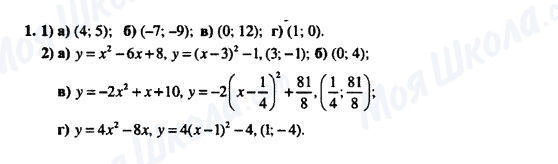 ГДЗ Алгебра 8 класс страница 1