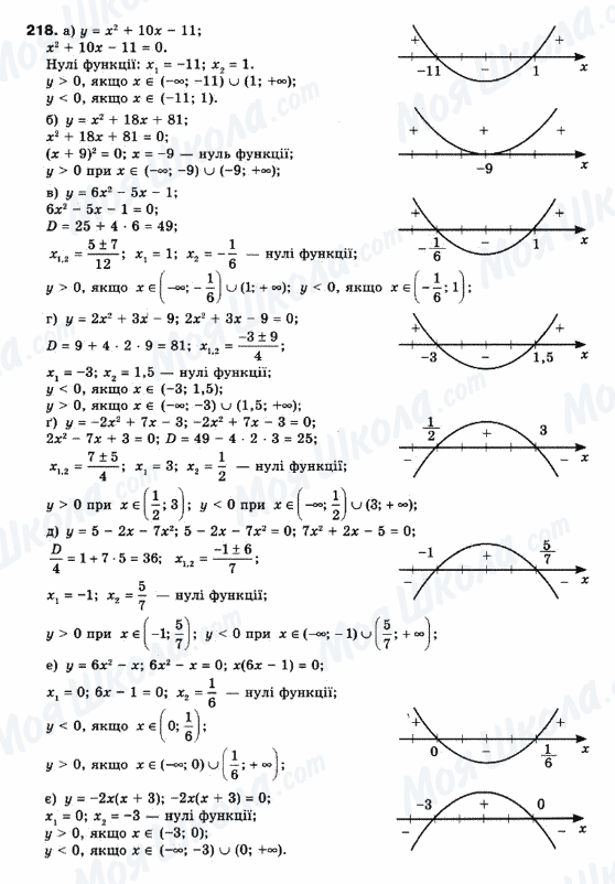 ГДЗ Математика 10 класс страница 218