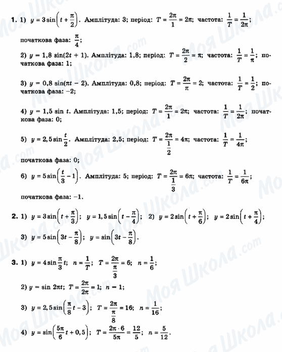 ГДЗ Математика 10 клас сторінка 1-2-3