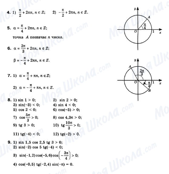 ГДЗ Математика 10 класс страница 4-9