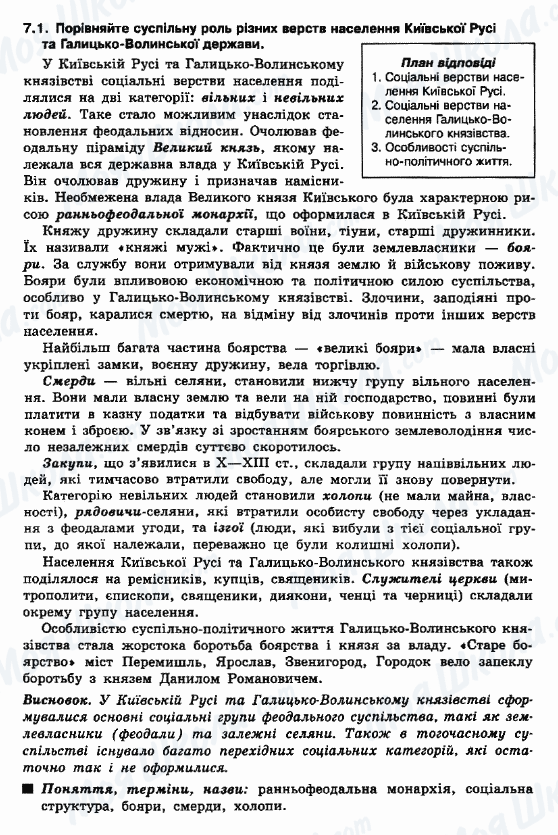 ДПА Історія України 9 клас сторінка 7.1