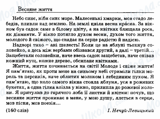 ДПА Українська мова 9 клас сторінка 94. Весняне життя