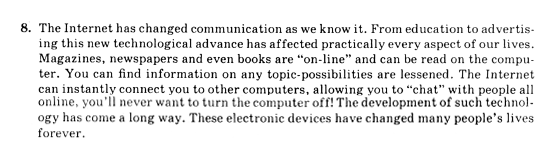 ГДЗ Англійська мова 10 клас сторінка 8