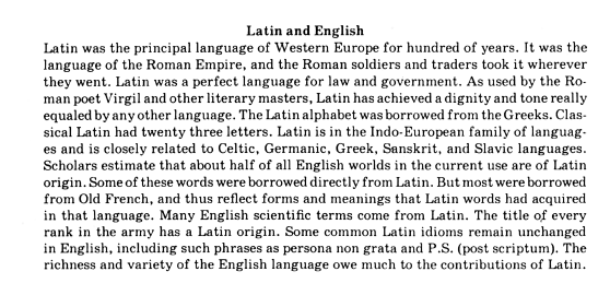 ГДЗ Английский язык 10 класс страница Latin-and-English
