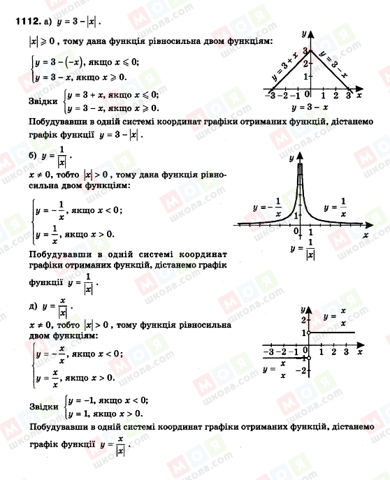 ГДЗ Алгебра 9 клас сторінка 1112