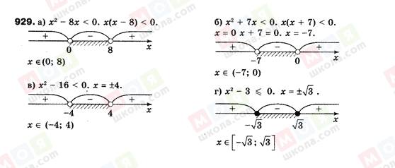 ГДЗ Алгебра 9 класс страница 929