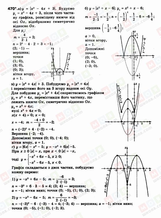 ГДЗ Алгебра 9 клас сторінка 470