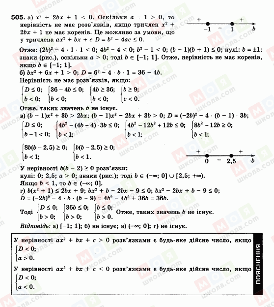 ГДЗ Алгебра 9 клас сторінка 505