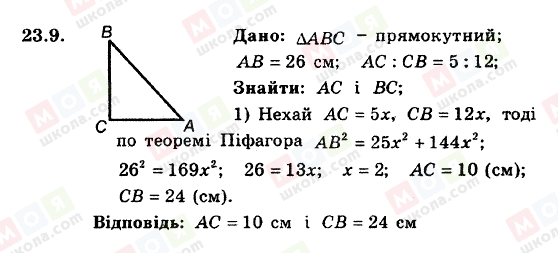 ГДЗ Геометрия 8 класс страница 23.9