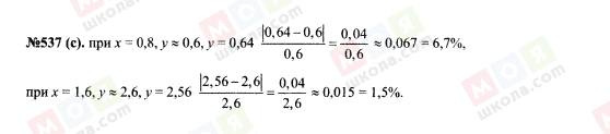 ГДЗ Алгебра 7 класс страница 537(c)