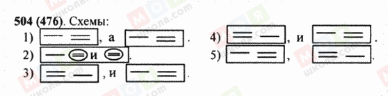 ГДЗ Русский язык 5 класс страница 504 (476)