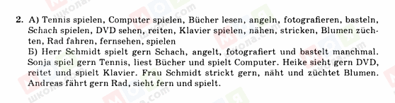 ГДЗ Німецька мова 10 клас сторінка 2
