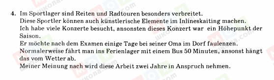 ГДЗ Німецька мова 10 клас сторінка 4