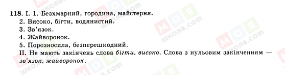 ГДЗ Укр мова 10 класс страница 118