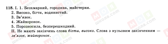 ГДЗ Українська мова 10 клас сторінка 118