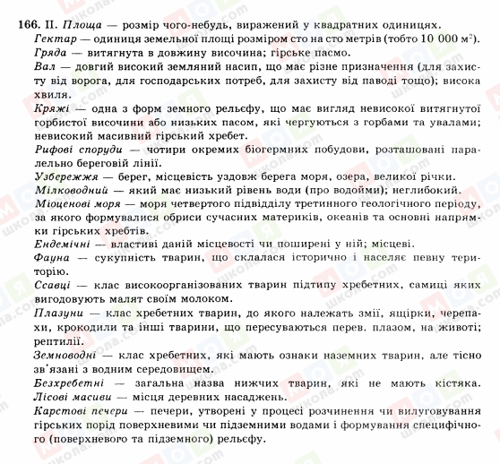 ГДЗ Українська мова 10 клас сторінка 166