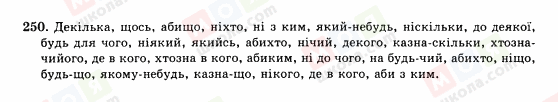 ГДЗ Українська мова 10 клас сторінка 250