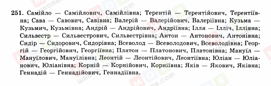 ГДЗ Українська мова 10 клас сторінка 251