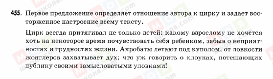 ГДЗ Російська мова 9 клас сторінка 455