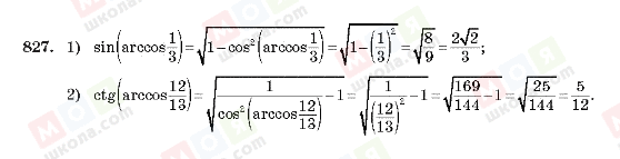ГДЗ Алгебра 10 класс страница 827