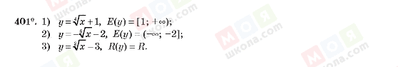 ГДЗ Алгебра 10 клас сторінка 401