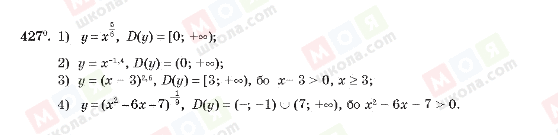 ГДЗ Алгебра 10 клас сторінка 427