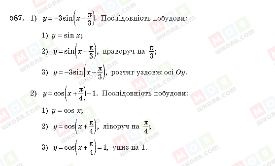 ГДЗ Алгебра 10 клас сторінка 587