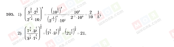 ГДЗ Алгебра 10 клас сторінка 595