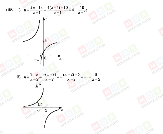 ГДЗ Алгебра 10 класс страница 158