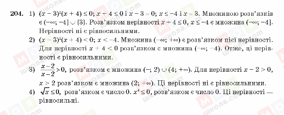 ГДЗ Алгебра 10 класс страница 204