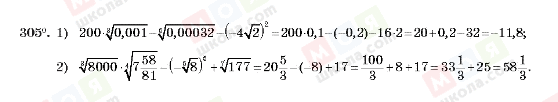 ГДЗ Алгебра 10 класс страница 305