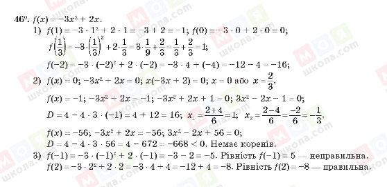 ГДЗ Алгебра 10 клас сторінка 46