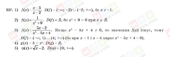 ГДЗ Алгебра 10 класс страница 55
