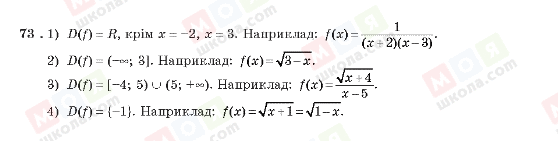 ГДЗ Алгебра 10 класс страница 73
