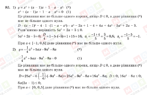 ГДЗ Алгебра 10 клас сторінка 83