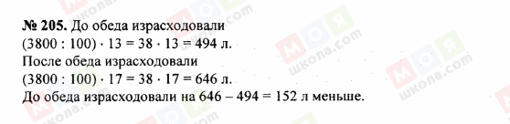 ГДЗ Математика 5 клас сторінка 205