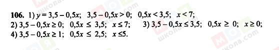 ГДЗ Алгебра 8 класс страница 106
