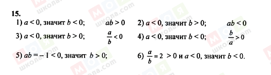ГДЗ Алгебра 8 класс страница 15