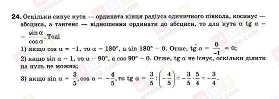 ГДЗ Геометрія 9 клас сторінка 24