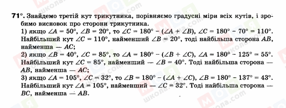 ГДЗ Геометрія 9 клас сторінка 71