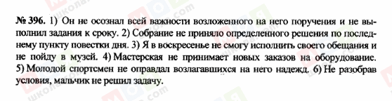 ГДЗ Російська мова 10 клас сторінка 396