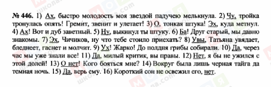 ГДЗ Російська мова 10 клас сторінка 446