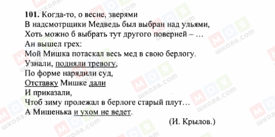 ГДЗ Русский язык 6 класс страница 101