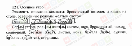 ГДЗ Російська мова 6 клас сторінка 121