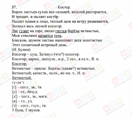 ГДЗ Русский язык 6 класс страница 37
