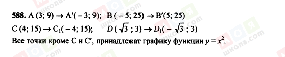 ГДЗ Алгебра 8 клас сторінка 588