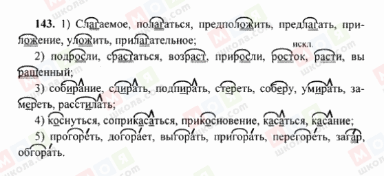 ГДЗ Русский язык 6 класс страница 143