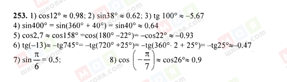 ГДЗ Алгебра 9 класс страница 253