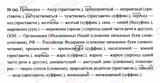 ГДЗ Російська мова 9 клас сторінка 26