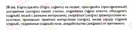 ГДЗ Російська мова 9 клас сторінка 28
